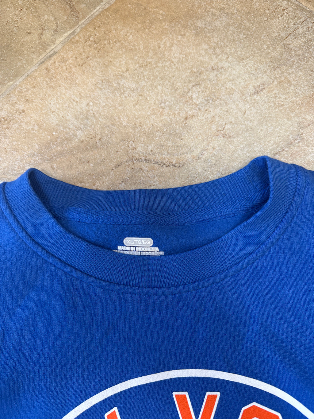 New York Mets Cropped Crewneck