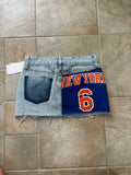 New York Knicks Reworked Light Wash Mini Skirt