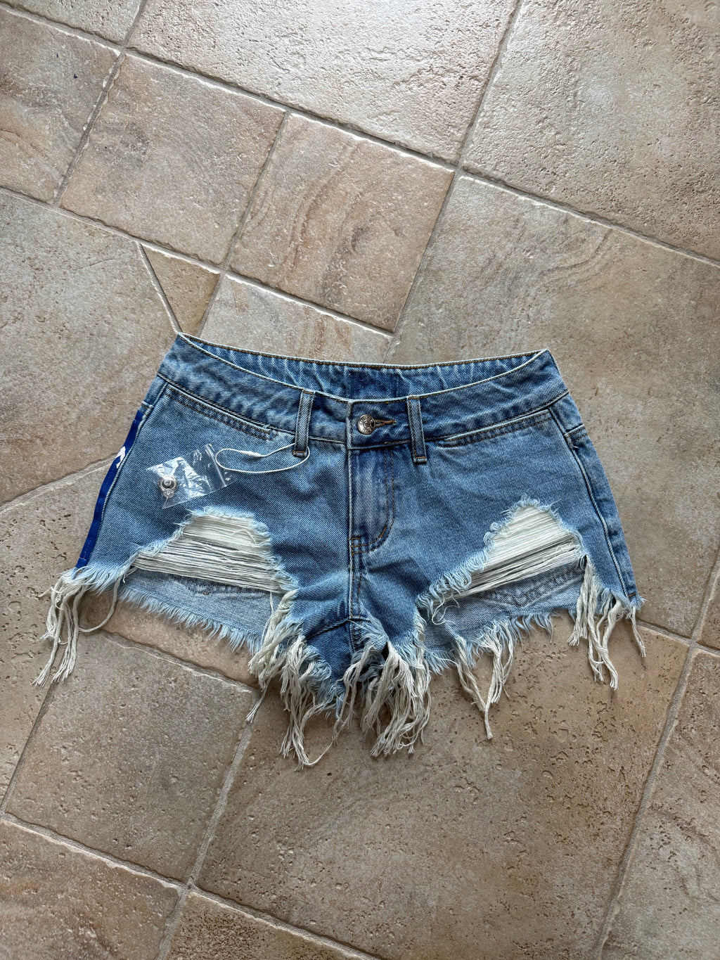 Low Waisted Reworked New York Knicks Shorts