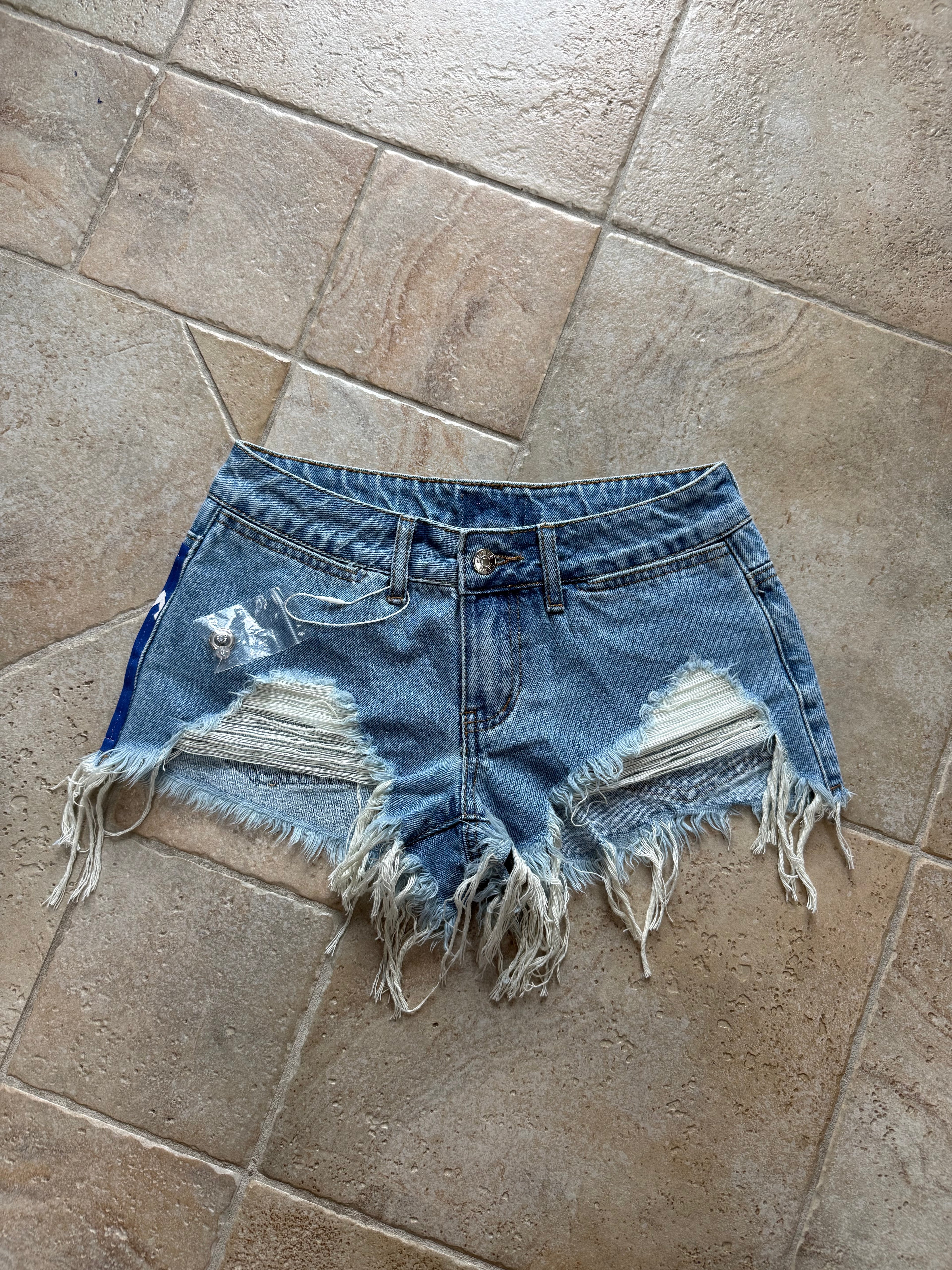 Low Waisted Reworked New York Knicks Shorts