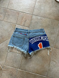 Low Waisted Reworked New York Knicks Shorts