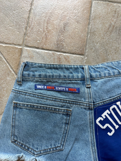 Low Waisted Reworked New York Knicks Shorts