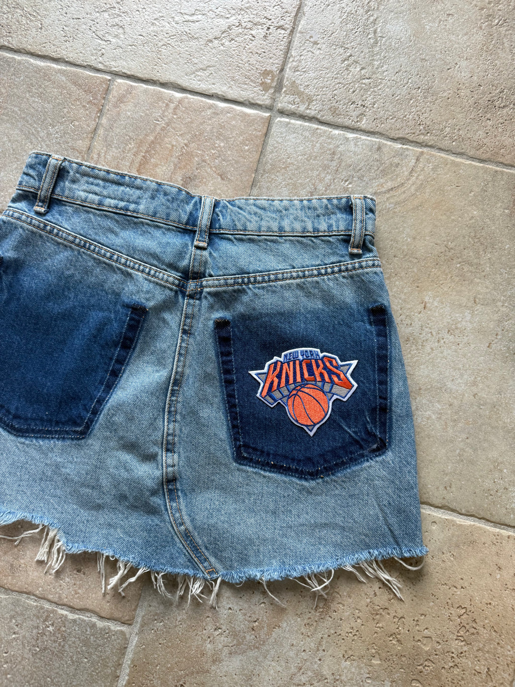 New York Knicks Patchwork Skirt